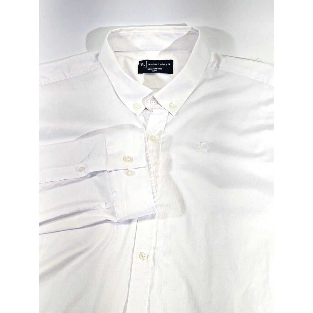 Tailored Athlete Men's White Button-Down Oxford Shirt